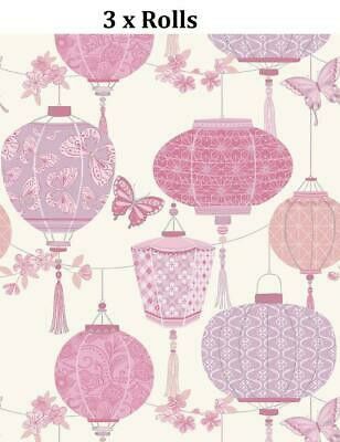 Straight Wallpaper, Chinese Pattern Design, Chinese Background, Repeated Pattern, Feature Wallpaper, Pink Color Schemes, Lantern Design, Chinese Garden, Wallpaper Pink