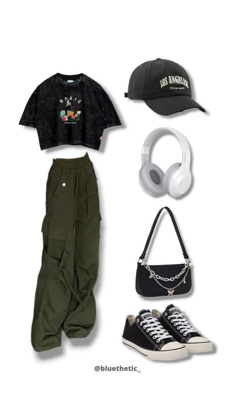 Boyish Outfits, Korean Casual Outfits, Trendy Outfits For Teens, Everyday Fashion Outfits, Casual Day Outfits, Quick Outfits, Tomboy Style Outfits, Fashionista Clothes, Stylish Work Outfits