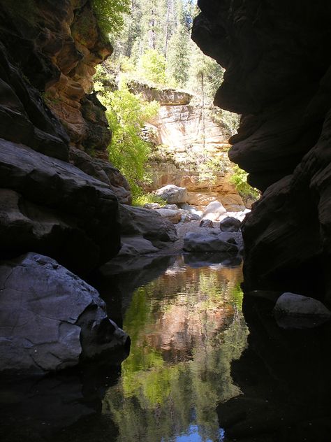 Oak Creek Enclosed Pool, Oak Creek Canyon, Slot Canyons, House Wash, Colorado Plateau, Pump House, Slot Canyon, Beaver Creek, Best Hikes