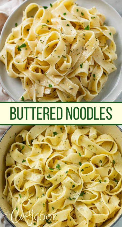 Buttered Noodles Allrecipes, Egg Noodles With Butter And Parmesan, Copycat Noodles And Company Buttered Noodles, German Butter Noodles, Buttered Fettuccine Noodles, Butter Parsley Noodles, Easy Butter Garlic Noodles, Homemade Garlic Noodles, 10 Minute Noodles