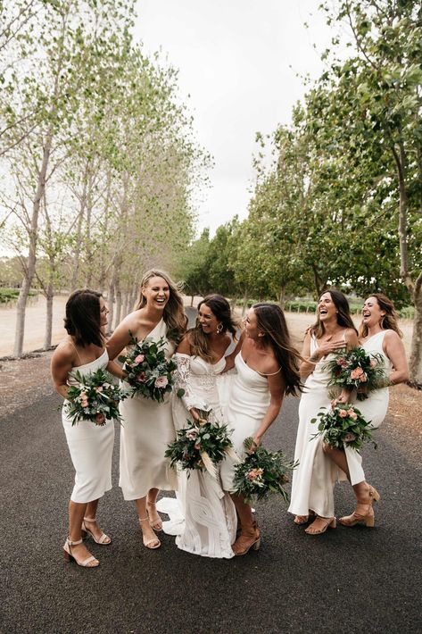 White floral centerpieces