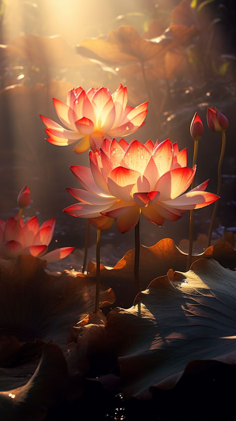 lotus flower in the sun, in the style of uhd image, australian tonalism, national geographic photo, faith-inspired art, golden light, dark white and red,it seems that there are Buddhas and Bodhisattvas Red Lotus Aesthetic, Red Lotus Wallpaper, Fantasy Flower Concept Art, Sunrise Lotus, Lotus Flower Aesthetic, Lotus Aesthetic, Red Lotus Flower, Lantern Making, Lotus Flower Drawing