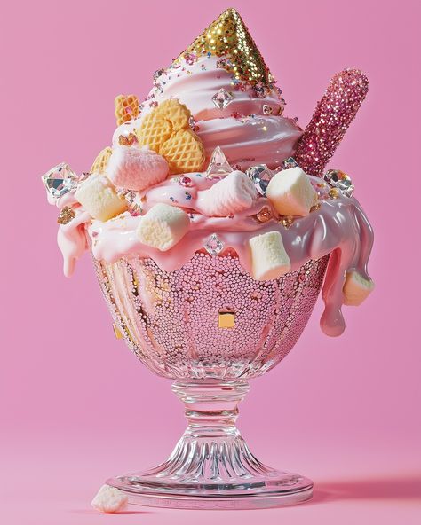 Ice-cream Sundaes should be free for girls 🍨🍧🍨 #icecream #glitter #glitteryfood #prettyfood #icecreamlover #girlythings #icecreamporn #sundae #sparkles #marshmallow #pinkaesthetic #thisisnotreal #aiart #aifood #foodphotography #aiartcommunity #glittergirl #girlythings #pinterestgirl #sprinkles Pretty Backgrounds, Glitter Girl, Great Hairstyles, Ice Cream Sundae, Fake Food, Pinterest Girls, Be Free, Pretty Food, Favorite Products