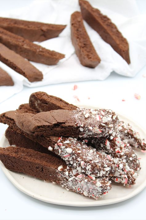 Peppermint Biscotti, Coffee Granules, Peppermint Hot Chocolate, Melting Chocolate Chips, Baking Mat, Chocolate Peppermint, Double Chocolate, Dark Chocolate Chips, Vegetarian Chocolate