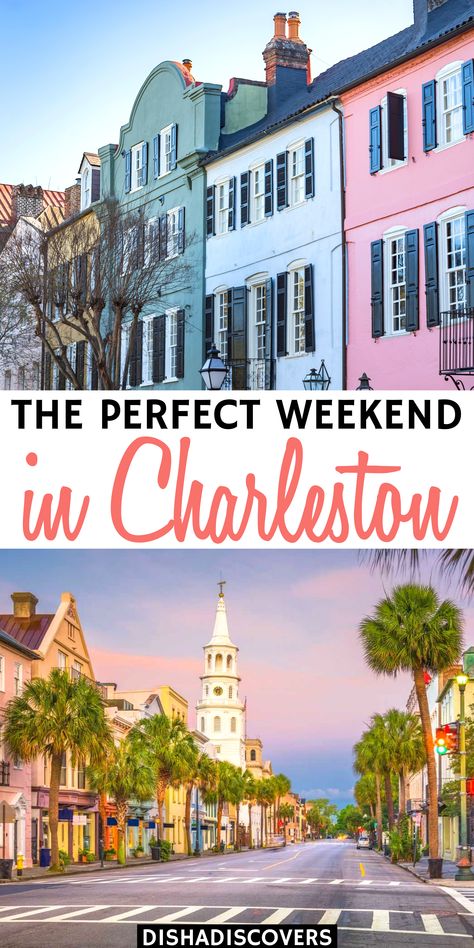 Weekend In Charleston Sc, Charleston Things To Do, Charleston Itinerary, Charleston Travel Guide, Weekend Getaways For Couples, 3 Day Weekend, Charleston Bachelorette, Charleston Hotels, Charleston Vacation