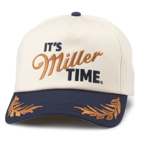 Club Captain – It's Miller Time | American Needle Headwear Its Miller Time, Captain Cap, Band Merch, Men Fashion Casual Outfits, Cute Hats, Apparel Design, Adjustable Hat, Men Fashion, Hat Fashion