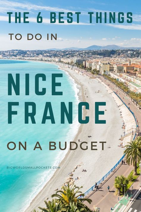 Want to visit Nice for less? Here's the 6 best budget-friendly things to do in Nice that show off this city at its best... | #travelfrance #nicefrance #budgettravel #europetravel Summer Shenanigans, Nice France Travel, European Cruise, England Vacation, Nice Cote D Azur, France Trip, France Travel Guide, Funny Travel, Travel France