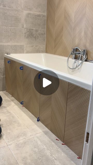 Jack The Tiler 🇬🇧 Jack H Tiling on Instagram: "How To Tile A Bath Panel

Do you prefer tiled or standard bath panels?

#how #howto #tile #bathroom #renovation #homeimprovement #diy #doityourself #build #tips" Tiles Bath Panel, Bathroom Tile Panels, Tiled Bath Panel Ideas, Diy Bath Panel, Small Bathroom Panelling, Bath Panel Ideas, Bath Panel Ideas Diy, Tiled Bath Panel, Tiled Bathtub