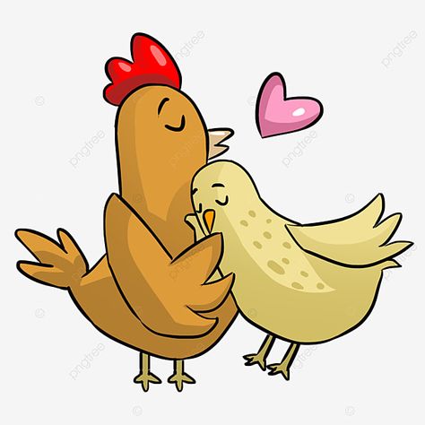 Hen Clipart, Animal Couple, Couple Clipart, Illustration Love, Hand Clipart, Animation Anime, Cartoon Clouds, Cartoon Couple, Cartoon Clipart