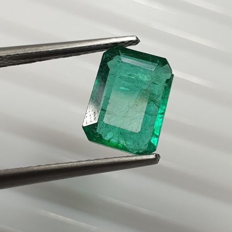 Diamonds Jewelry, Octagon Shape, Zambian Emerald, Emerald Stone, Emerald Jewelry, Sapphire Earrings, Emerald Ring, Emerald Green, Gemstone Jewelry