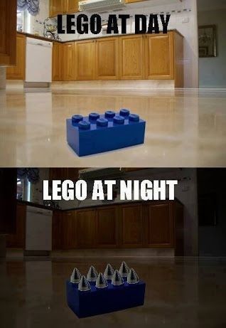 15 Hilarious Lego Memes We all Can Relate Too, And Laugh At! - CheezCake - Parenting | Relationships | Food | Lifestyle Lego Humor, Tim Hawkins, Lego Memes, Funny Bunnies, Easy Organization, On The Floor, Bones Funny, Organization Hacks, The Floor