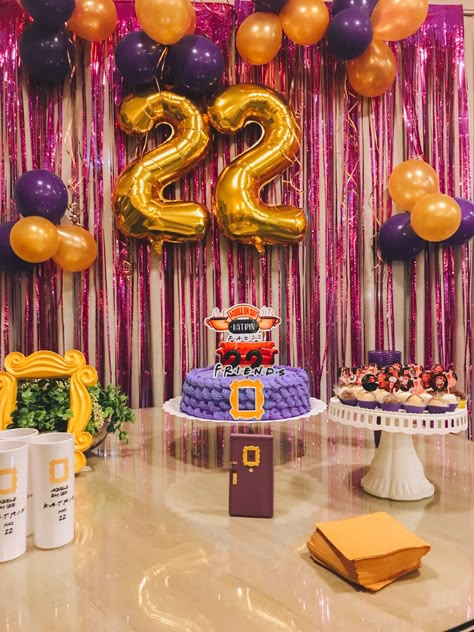 Friends Themed Party Birthday, Bollywood Theme Party, 30th Bday Party, 30th Birthday Themes, Senior Graduation Party, Birthday Friends, Birthday Breakfast, Bridal Bachelorette Party, 30th Bday