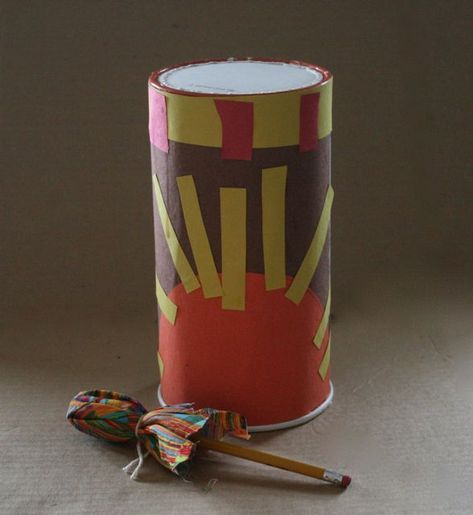 Native American Drum Craft Native American Activities For Toddlers, Culturally Appropriate Native American Crafts, Native American Drums Art, Drums Cartoon, Native American Flutes, Drum Making Native American, Drum Lessons For Kids, Drum Craft, Drums Artwork