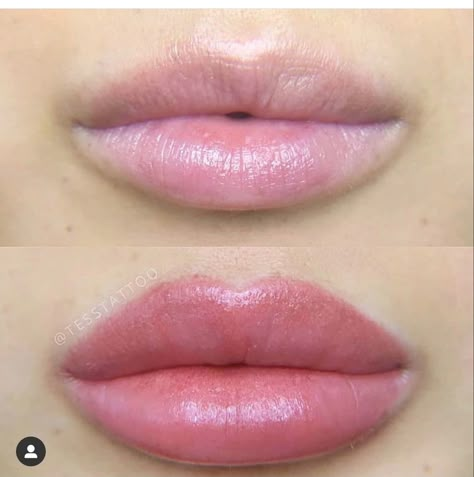 Lip Color Tattoo, Lip Permanent Makeup, Lip Blushing, Permanente Make-up, Lips Inspiration, Face Fillers, Lip Blush, Permanent Makeup Eyebrows, Facial Aesthetics