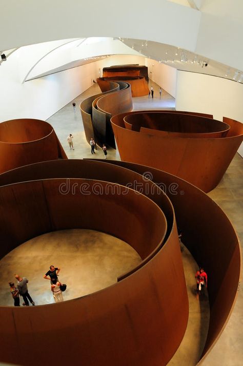 The Matter of Time in Guggenheim Bilbao. The Matter of Time by Richard Serra in , #AD, #Bilbao, #Richard, #Serra, #Matter, #Time #ad Guggenheim Museum Bilbao, Rodin Sculpture, Richard Serra, 광고 디자인, Matter Of Time, Guggenheim Museum, Sculpture Installation, Design Museum, Concept Architecture