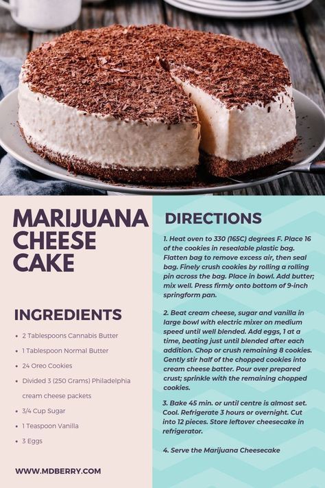 Cheese Cake Recipe, Cannabutter Recipe, Cannibis Recipes, Edible Food, Easy Baking Recipes, Special Recipes, Interesting Food Recipes, Sweet Snacks, Diy Food Recipes