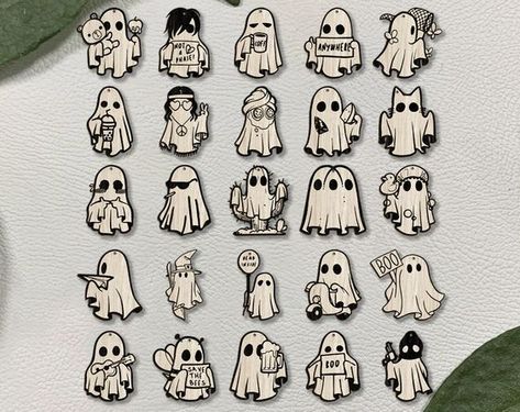 Ghost Earrings Bundle SVG , Wooden Earrings Laser Cut, Spooky Earrings Svg , Laser Cut Wooden Jewelry Laser cut files #lasercutfiles laser cut files svg #lasercutfilessvg laser cut 3d files #lasercut3dfiles pattern #pattern  patterns #patterns templates #templates 1.36 Spooky Earrings, Laser Cut Decor, Svg Laser Cut Files, Laser Cut Wood Earrings, 3d Files, Laser Cut Wood Crafts, Laser Projects, Laser Ideas, Laser Cut Jewelry