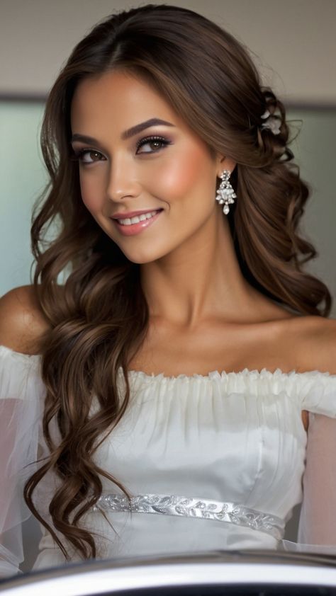 Looking for bridal hairstyles for long hair Discover elegant and easy Indian updo and elegant down wedding hairstyles From veil to crown Pakistani and black braid style ideas get inspired with these boho bridal looks Best Wedding Hair For Round Face, Pakistani Bridal Hair, Shaadi Hairstyles, Indian Updo, Fairytale Wedding Hair, Wedding Hair Long Hair, Bridal Hairstyles For Long Hair, Hair Styls, Long Wedding Hairstyles