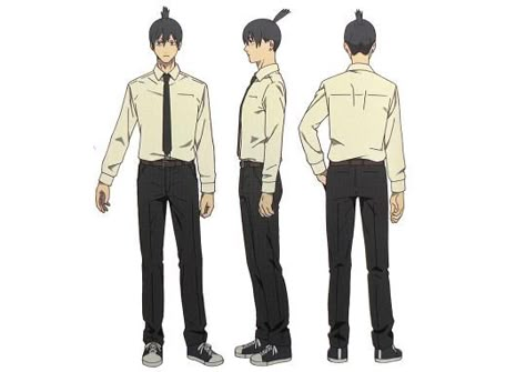 Aki Hayakawa Character Design, Aki Hayakawa Character Sheet, Chainsaw Man Aki, Quanxi Chainsaw, Character Design Sheet, Aki Hayakawa Icon, Aki Chainsaw Man, Reze Chainsaw Man, Chainsaw Man Icon