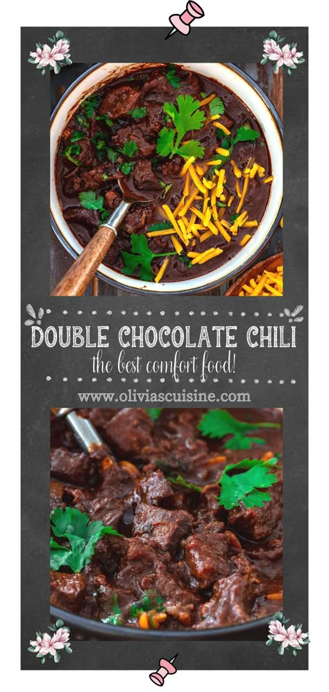 Chili Seasoning With Cocoa Powder, Chili Recipe Chocolate, Chili With Coffee And Cocoa, Chilli With Cocoa Powder, Dark Chocolate Chili Recipe, Dessert Chili Recipe Chocolate, Chocolate Chilli Recipe, Dark Chili Recipe, Dessert Chili Recipe