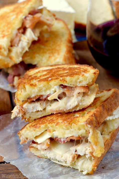 Bacon Brie Grilled Cheese, Best Turkey Sandwich, Brie Grilled Cheese Sandwich, Turkey Sandwich Recipes, Grilled Cheese Recipes Gourmet, Grilled Mozzarella, Brie Grilled Cheese, Bacon Brie, Brie Sandwich