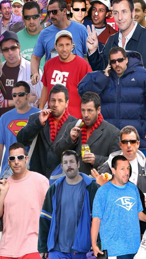 Adam Sandler Bachelorette, Adam Sandler In The 90s, Adam Sandler Collage, Adam Sandler Winter Outfit, Adam Sandler Cake, Adam Sandler Outfits Sweatpants, Adam Sandlercore, Adam Sandler Icons, Adam Sandler Characters