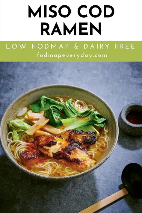 Fodmap Soups, Wagamama Recipe, Miso Cod, Salad With Pears, Low Fodmap Vegetables, Fodmap Lunch, Low Fodmap Diet Recipes, Fodmap Diet Recipes, Ibs Recipes