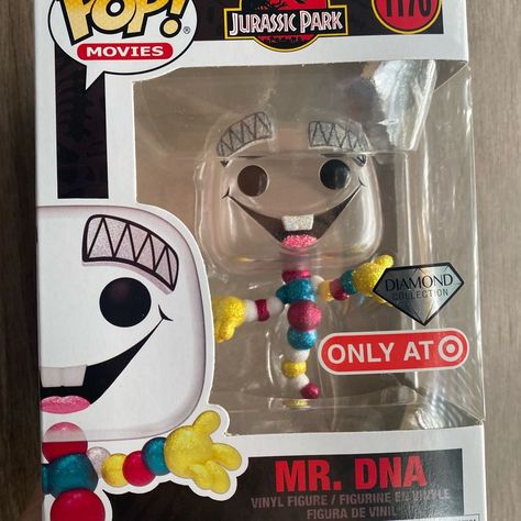 ✅CLICK THE LINK!⬆️ Get your hands on this exclusive Jurassic Park Diamond Mr. DNA Funko Pop! Only available at Target! #jurassicpark #funko #pop . #Mr_Dna #Andy_Davis #Funko_Pop_Box #Игрушки_Funko_Pop Cute Funko Pops, Mr Dna, Disney Funko Pop, Star Wars Funko Pop, Marvel Funko Pop, Funko Pop Box, Best Funko Pop, Игрушки Funko Pop, Pop Figurine