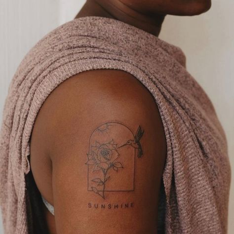 Fine Line Tattoo On Dark Skin, You Are My Sunshine Tattoo, Mens Body Tattoos, Minimal Tattoo Designs, Minimal Tattoo Ideas, Sunshine Tattoo, Mens Body, My Only Sunshine, Boho Tattoos