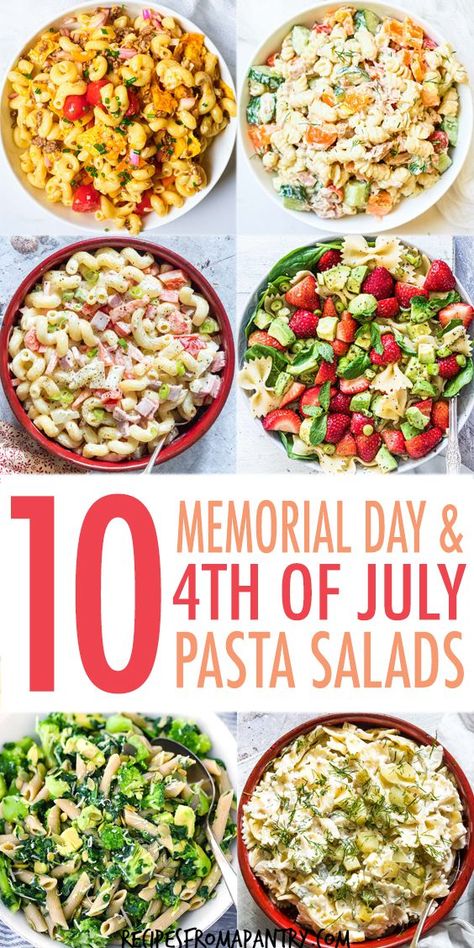 Cold pasta salads are an essential make ahead side dish for the summer months and all year round. These easy cold pasta salad recipes travel well and don't need constant chilling. They make a great side dish or main dish for summer BBQs, potlucks, pool parties, picnics, 4th of July or Memorial Day, Thanksgiving and more. Include Vegetarian pasta salad, Italian Pasta Salad. Please do pin and save for later so you don’t miss any of these easy pasta salad recipes. #pasta #salad #recipe Make Ahead Cold Pasta Salad Recipes, Cold Pasta Salad Recipes Easy, Easy Cold Pasta Salad Recipes, Easy Cold Pasta, Easy Cold Pasta Salad, Easy Pasta Salad Recipes, Egg Recipes For Lunch, Cold Pasta Dishes, Vegetarian Pasta Salad