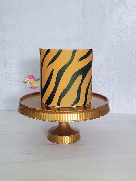 Jungle Birthday Theme, Decoration Jungle, Tiger Cake, Monster High Cake, Safari Cake, Army Party, Cake Wraps, Tall Cakes, Cute Tiger