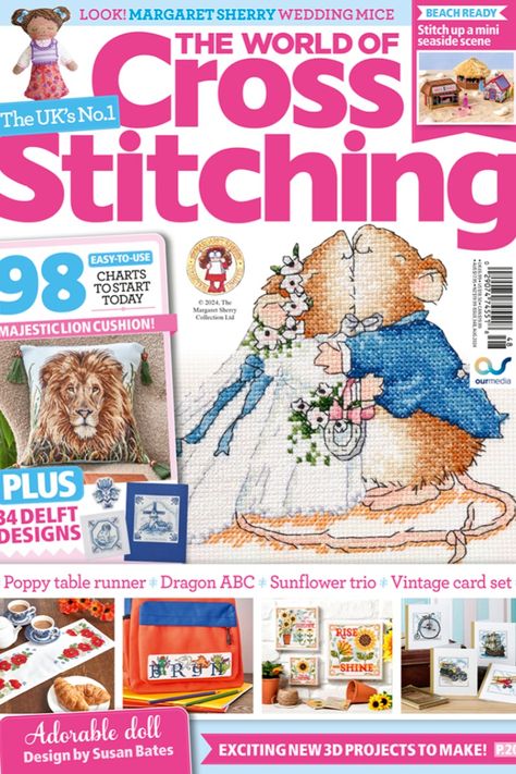 Womens Crafts, World Of Cross Stitching Magazine, Margaret Sherry, Knitting Quilt, Yellow Cards, The World Of Cross Stitching, China Russia, Stitching Ideas, Cross Stitch Magazines