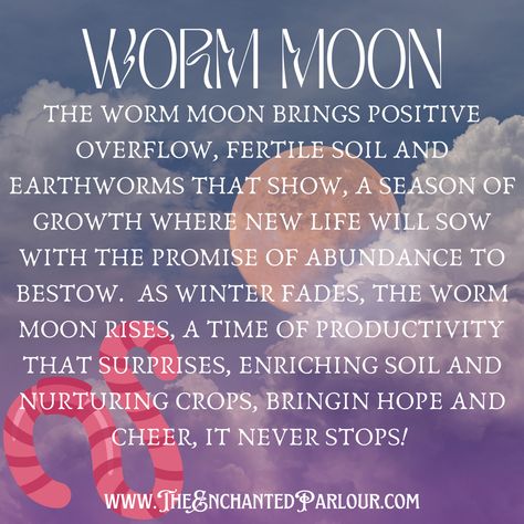 We have entered my favorite month and my favorite season. BEHOLD the worm moon... #thewormmoon #march #earthworms #astrology March 25 Full Moon, Lunar Eclipse March 2024, Full Worm Moon 2024, New Moon March 2024, Worm Moon 2024, March Full Moon 2024, Worm Moon Ritual, Worm Full Moon, March Moon