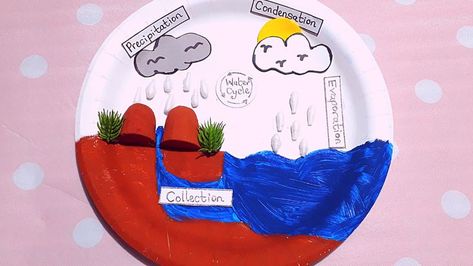 Water Cycle TLM for Primary Class | Science Project Science Tlm For Primary, Tlm For Primary Classes Science, Tlm For Primary Classes, School Science Projects, School Creative, Learning Materials, Water Cycle, Science Project, Science Projects