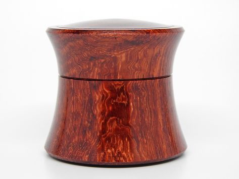 Quilted Thai Rosewood Tower Box | American Association of Woodturners Turned Boxes, Bowl Shapes, Woodturning Ideas, Woodturning Projects, Turning Wood, Woodturning Tools, Turning Projects, Wood Turning Projects, Wood Jewelry Box