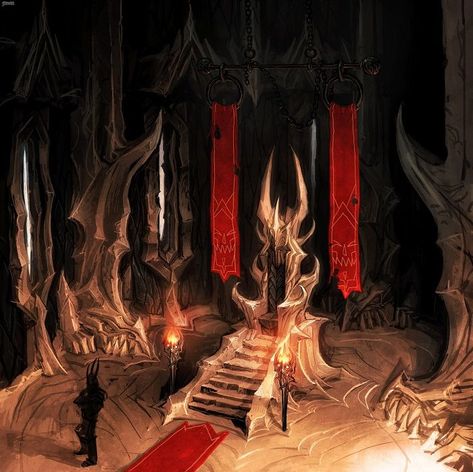 Illustration Reference, Wii Game, Throne Room, Art Landscapes, Keys Art, Fantasy Setting, Fantasy Places, D&d Dungeons And Dragons, Cartoon Background