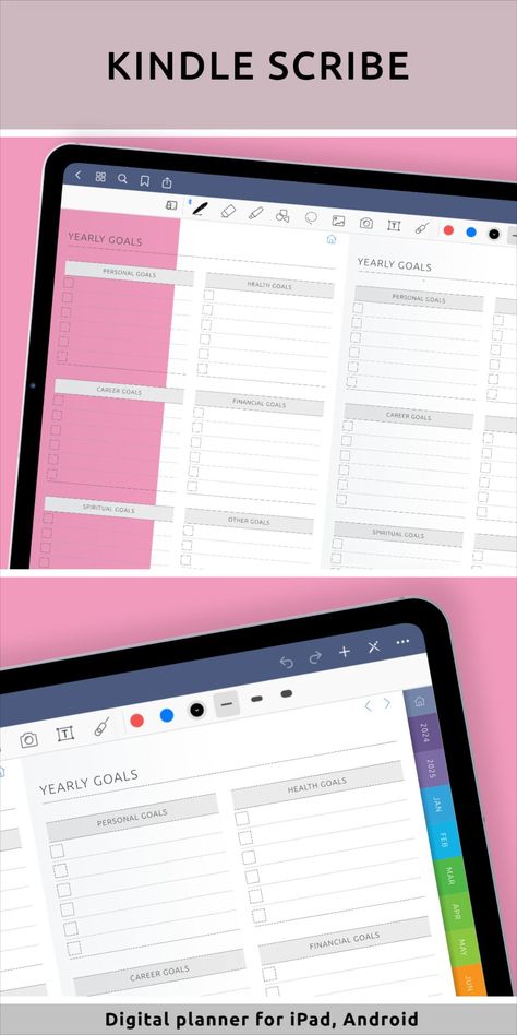 Kindle Scribe, Customizable Digital Planner, Personal Planner Ideas, Notes Aesthetic Template plannerkdpinterior #monthlyplannerprintabletemplates #digitalplanner2024🌸 Personal Planner Ideas, Notes Aesthetic Template, Best Weekly Planner, Planner Weekly Layout, Day Planner Template, Ideas Notes, Kindle Scribe, Weekly Menu Planners, Notes Aesthetic