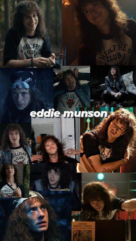 Eddie Munson Collage, Eddie Munson Pictures, Eddie Munson Costume, Stranger Things Costume, Morally Grey, Comfort Person, Stranger Things Poster, Joseph Quinn, Stranger Things Art