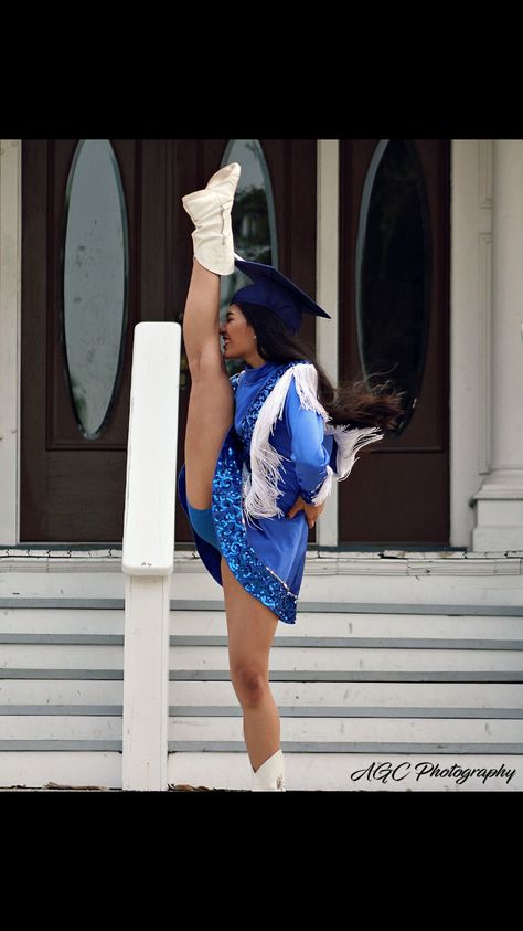 Drill Team Hairstyles, Dance Team Graduation Pictures, Drill Team Officer, Majorette Graduation Pictures, Dance Senior Pictures High Schools, Drill Team Pictures Poses Senior, Drill Team Photoshoot, High School Drill Team, Majorette Senior Pictures