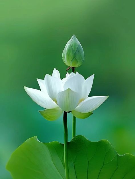 Green Lotus Flower, Lotus Flower Pictures, White Lotus Flower, Eagle Images, Lily Lotus, Lotus Art, White Lotus, Beautiful Flowers Pictures, Water Lily