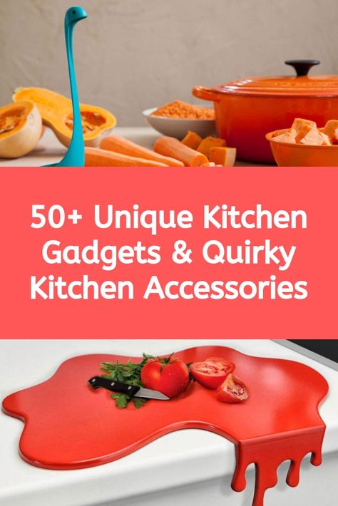 50+ Unique Kitchen Gadgets & Quirky Kitchen Accessories  Liven up your kitchen with some of the most creative and unique kitchen gadgets imaginable! Discover the quirkiest kitchen accessories you have ever seen! Kitchen Quirky, Quirky Kitchen, Tech Magazines, Dig Gardens, Kitchen Gadgets Unique, Survival Gardening, Unique Kitchen, Back Gardens, Kitchen Area