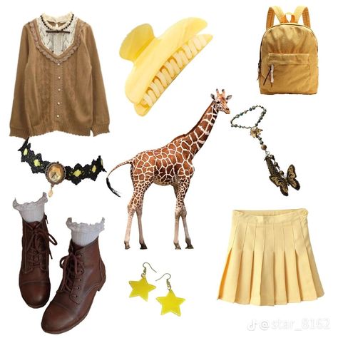 Giraffe Outfit, Giraffe Print, Aesthetic Clothes, Outfit Inspirations, Quick Saves, Clothes