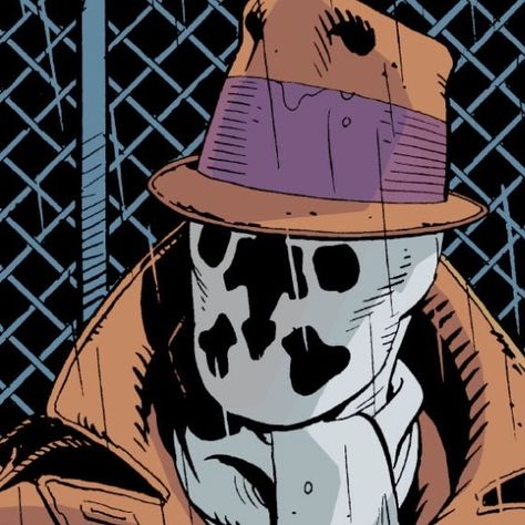 Rorshack Comics, Rorshack Watchmen, Rorschach Watchmen, 4k Pfp, Watchmen Rorschach, Rorschach Art, Comic Pfp, Swag Pics, Dc Icons