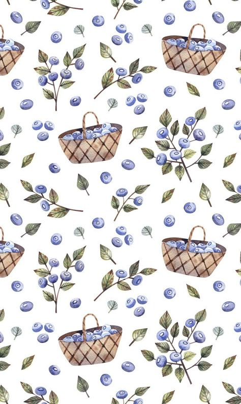 Blueberry Background, Organic Blueberries, Easter Wallpaper, Spring Wallpaper, Watch Wallpaper, Backgrounds Phone Wallpapers, Inspirational Wallpapers, Cute Patterns Wallpaper, Seamless Background