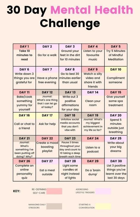 Mental Health Challenge, Group Challenges, Hard Challenge, Newsletter Ideas, Days Challenge, Health Ideas, Challenge Group, Friends Day, Todo List