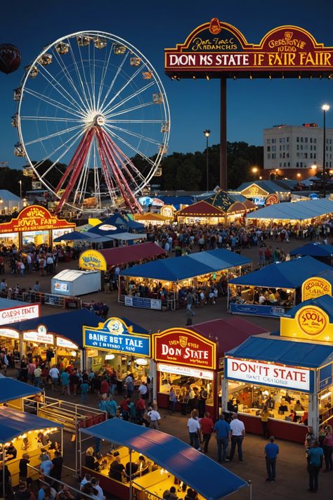 Don’t Miss Out: Your Ultimate Guide to the Iowa State Fair State Fairs, 50 States Travel, State Fair Food, Iowa State Fair, Florida Georgia, Thrill Ride, Iowa State, State Fair, 50 States