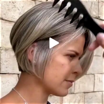 ▷✓✓✓hair tutorials, hair videos tiktok, hair tutorials videos, hair videos tutorials, hair videos salon?, Bob Lung, Short Hair Images, Really Short Hair, Hair Volume, Caramel Highlights, Hair Cuts For Women, Bob Hairstyles For Fine Hair, Short Bob Haircuts, Haircuts For Fine Hair