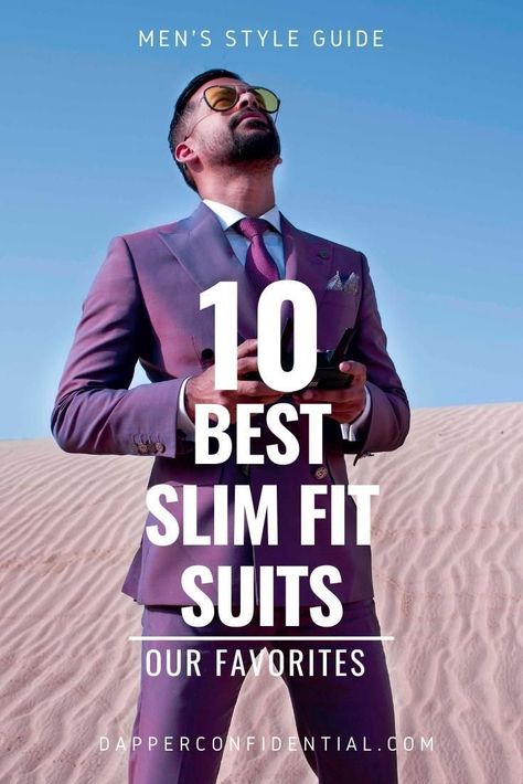 A slim fit suit is essential to any man’s wardrobe. Read the article for 10 of the best slim fit suits on the market, ranked according to style, fit, affordability, and other factors. Men’s Slim Fit Suits, Mens Slim Fit Suits, Mens Suits Slim Fit, Mens Fitted Suits, Slim Suits Men, Modern Men’s Suits, Young Men Suits Style, Prom Suits For Men 2024, Fitted Suits For Men