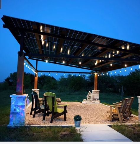 Solar Panel Pergola, Garage Painting Ideas, Pool Solar Panels, Solar Panel Project, Solar Pergola, Solar Carport, Arched Cabin, Solar Cooker, Pergola Carport