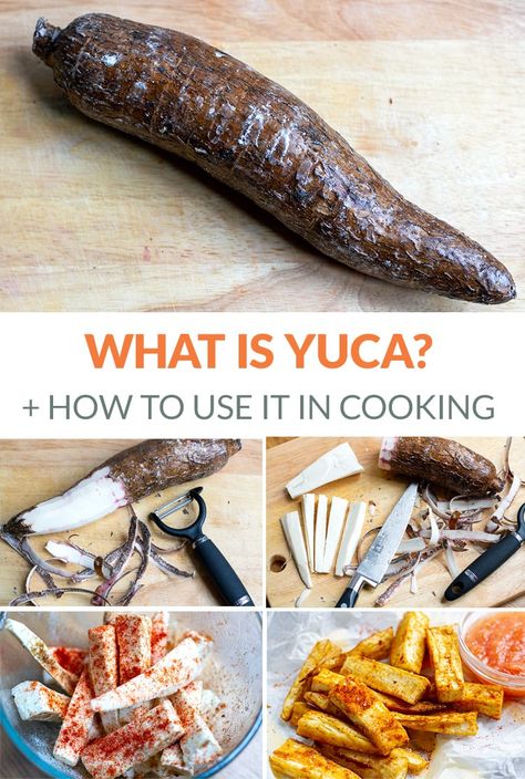 Yuca Root Recipes, How To Cook Yucca, Yuka Root Recipe, Fried Yucca Recipe, Yucca Root Recipes, Yuca Plant, Starch Vegetables, Cassava Recipes, Unusual Vegetables